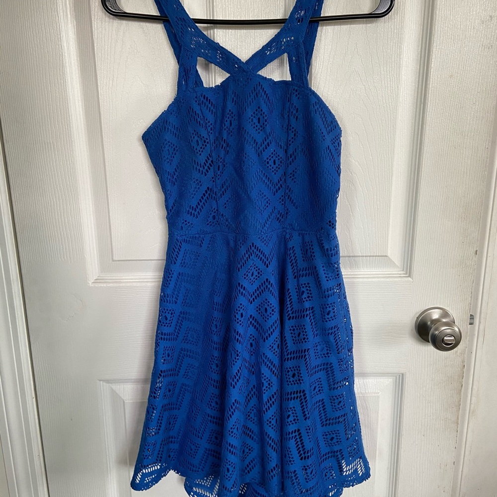 Material Girl Blue Dress